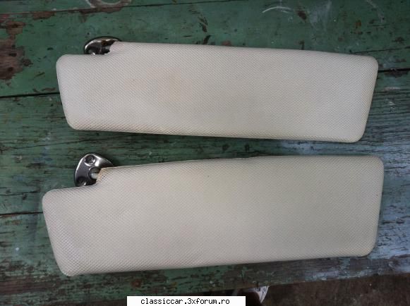 Piese rare dacia 1300 - an 1970 - Parasolarele fata-verso identice fara oglinda - Vanzari  piese si accesorii