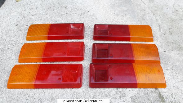 Piese rare dacia 1300 - an 1970 - Seturi "NOI "sticle stopuri st.+.dr.- 50 - Vanzari  piese si accesorii
