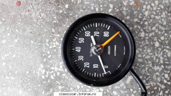 Piese rare dacia 1300 - an 1970 - Vand turometru Jaeger 4 timpi 12 v,8.5 cm - Vanzari  piese si accesorii