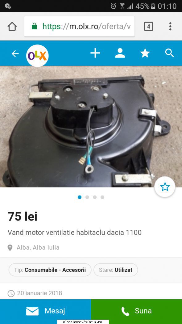 Piese rare dacia 1300 - an 1970 - Comandati de pe olx, sunt mai ieftine - Vanzari  piese si accesorii
