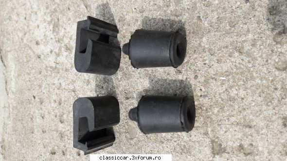 Piese rare dacia 1300 - an 1970 - Set gume "NOI'' balamale capota fata si spate - Vanzari  piese si accesorii