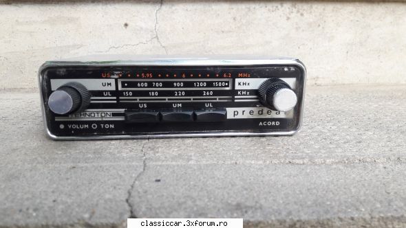 Piese rare dacia 1300 - an 1970 - Radio Predeal in stare stare de - Vanzari  piese si accesorii