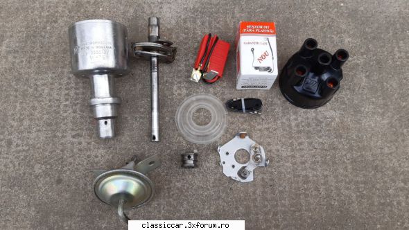 Piese rare dacia 1300 - an 1970 - V�nd delcou cu senzor + aprindere - Vanzari  piese si accesorii