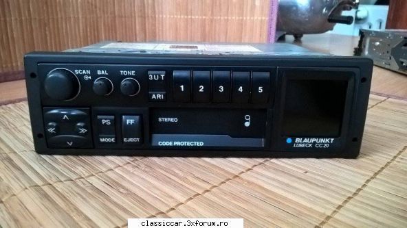 Piesele lui JPG. - Blaupunkt Lubeck CC 20 - Vanzari  piese si accesorii