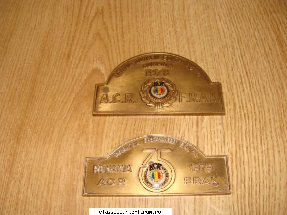 Plachete,insigne, fanioane,documente,etc - auto/moto - Plachete "Raliul Dunarii" editiile - File de istorie
