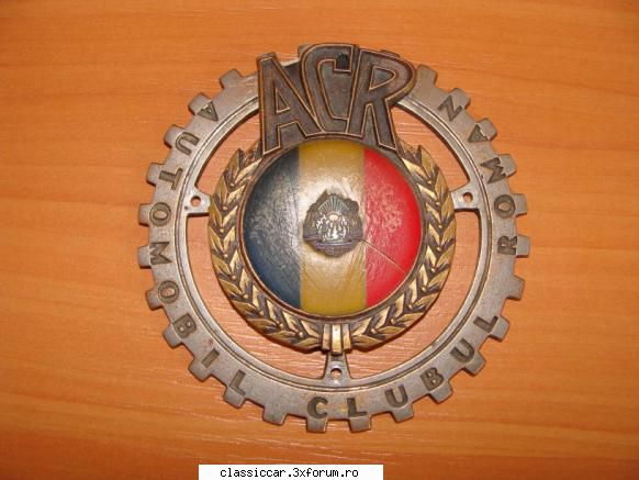 Plachete,insigne, fanioane,documente,etc - auto/moto - inca una ce asteapta sa fie montata - File de istorie
