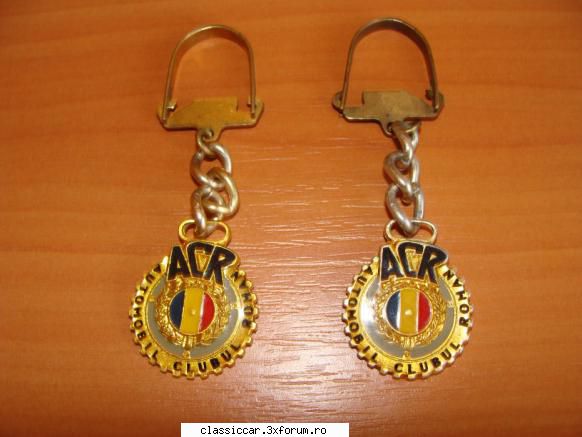 Plachete,insigne, fanioane,documente,etc - auto/moto - 2 brelocuri ACR - File de istorie