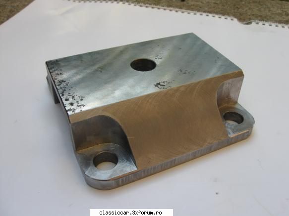 Plaque fixation paquets de lame / placa prindere arc fata - netrecut - French corner