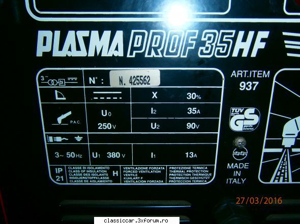 Plasma pentru taiat - V.Rudolf - Vanzari  piese si accesorii