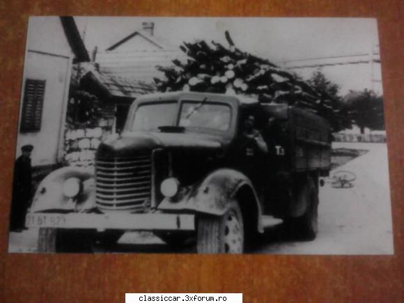 Poze cu camioane vechi. - SR 101 cu lemne - File de istorie