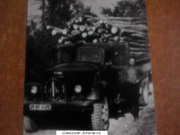Poze cu camioane vechi. - ZIL 164 la padure - File de istorie