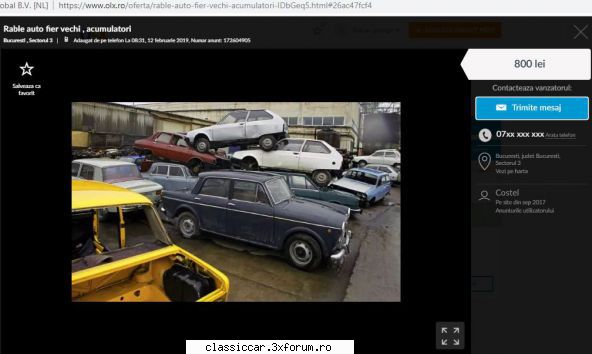 Poze de prin rematuri - o poza gasita pe olx - Rust In Peace
