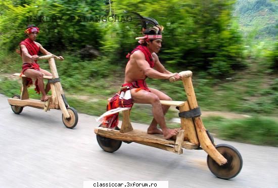 Poze... inedite! - si indieni au ,,motociclete'' - Coltul vesel