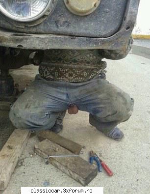 Poze... inedite! - Mecanic autohton! - Coltul vesel