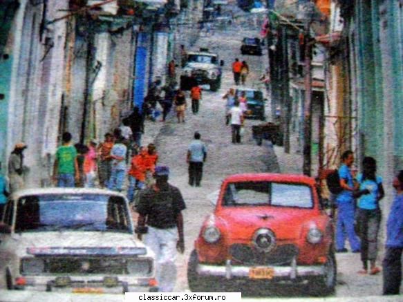 Poze... inedite! - O poza din Cuba. Moskvici 1500, Lada 2105, Zil - Coltul vesel