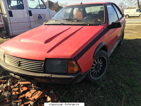 Prin Lugoj... - Renault Fuego la fier vechi - Am vazut prin Romania