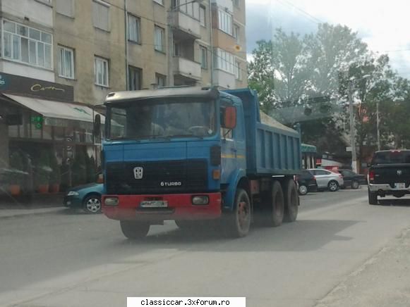 Prin Viseu, judetul MM - Basculanta Raba cu motor in 6 Turbo, si cu o bena - Am vazut prin Romania