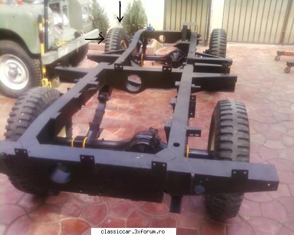 Probleme geometrie punte fata Land Rover III - O poza din spate se vede mai clar - Coltul Tehnic