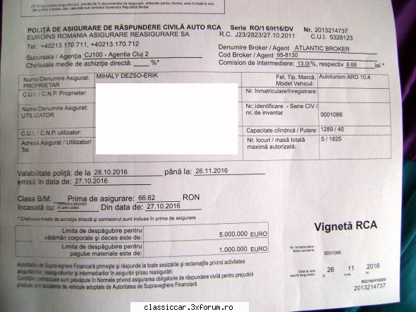 Procedura RCA pentru istorice - Veste buna! Se poate plati RCA pe orice masina si - Discutii libere