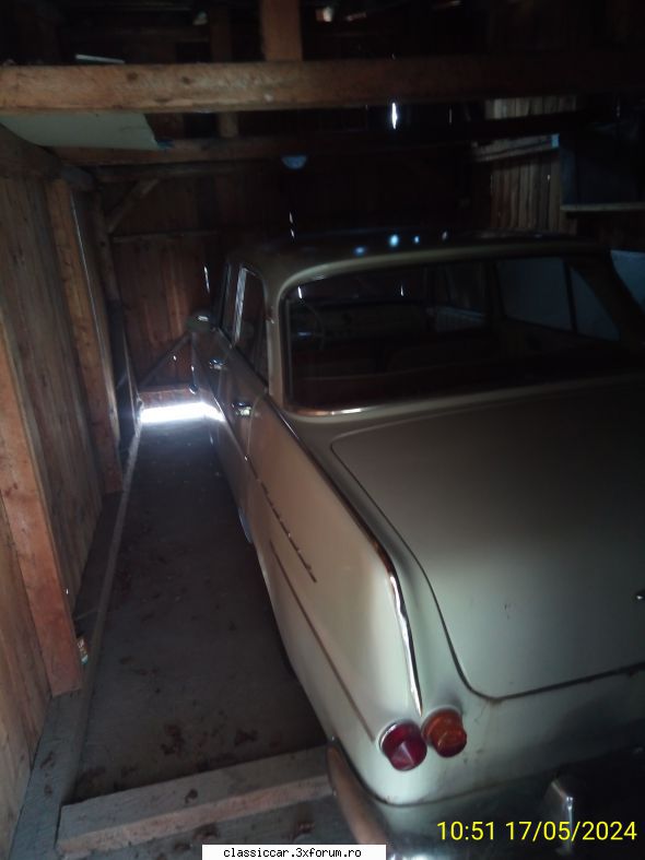 Proiectul "Tataie" (Opel Rekord P2 din 1961) - Iata si o vedere din spate - Reconditionari si Restaurari