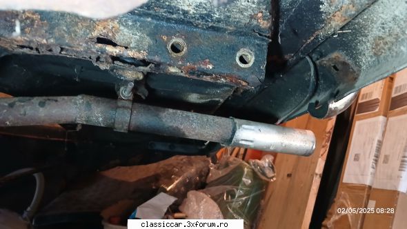 Proiectul "Tataie" (Opel Rekord P2 din 1961) - Demontat bara spate ca sa avem - Reconditionari si Restaurari