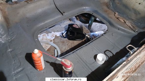 Proiectul "Tataie" (Opel Rekord P2 din 1961) - Partea "sanatoasa" a portbagajul - Reconditionari si Restaurari
