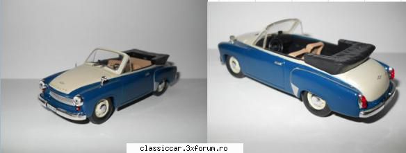 Propuneri pentru machete DeAgostini - WARTBURG 311 CABRIO nu cred ca au circulat - Modelism si machetute