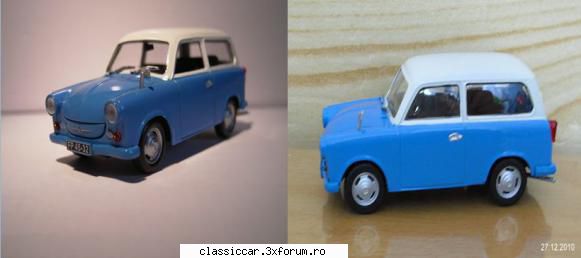 Propuneri pentru machete DeAgostini - Trabant P50 Kombi - Modelism si machetute