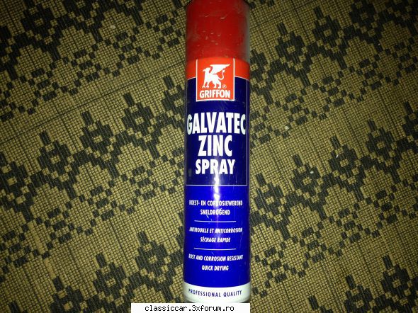 Protectie anticoroziva - Eu folosesc foarte mult sprayul de zinc la - Coltul Tehnic