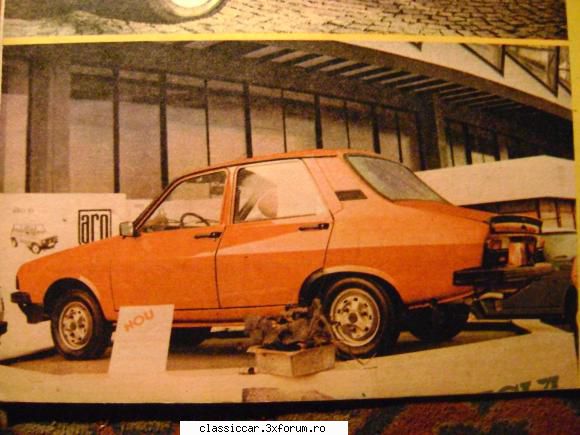 Prototipuri si serii limitate romanesti! - Dacia 1110 cu motor 1108 cmc expus la Tib 89 - File de istorie