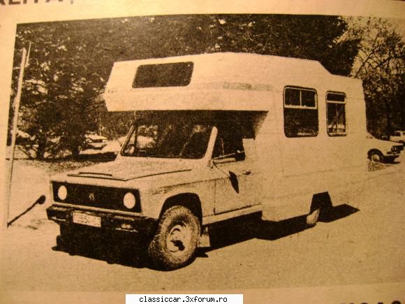 Prototipuri si serii limitate romanesti! - Aro Camper fabricat la Turdeana - File de istorie