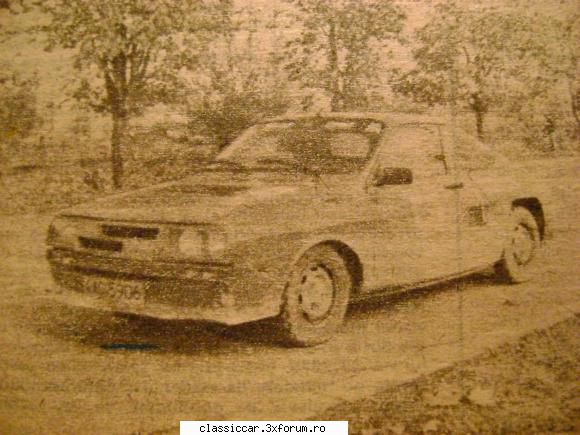 Prototipuri si serii limitate romanesti! - Dacia MD87 cu motor central - File de istorie
