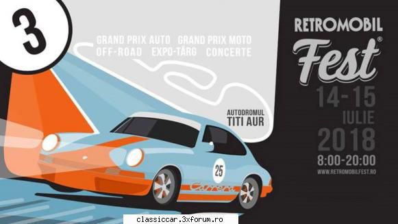 RETROMOBIL Fest 14-15 iulie - In weekend-ul 14-15 iulie Retromobil Club Romania - Arhiva evenimente 2018