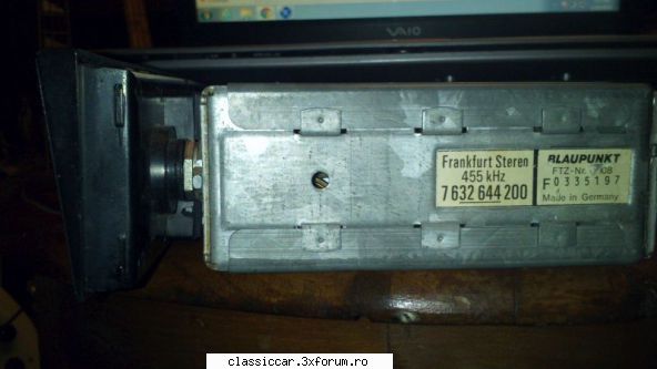 Radio Blaupunkt Frankfurt Stereo PORSCHE FERRARI 365 DINO JAG - 13 Todesengel - Vanzari  piese si accesorii