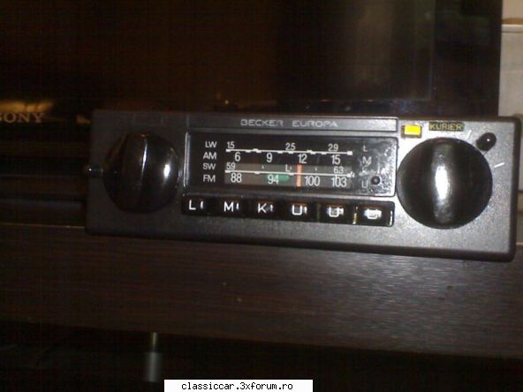 Radio Blaupunkt Frankfurt Stereo PORSCHE FERRARI 365 DINO JAG - Vreau la schimb - Vanzari  piese si accesorii