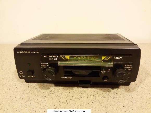 Radiocasetofon rom�nesc - V�nd un radiocasetofon rom�nesc Rally cu - Vanzari  piese si accesorii