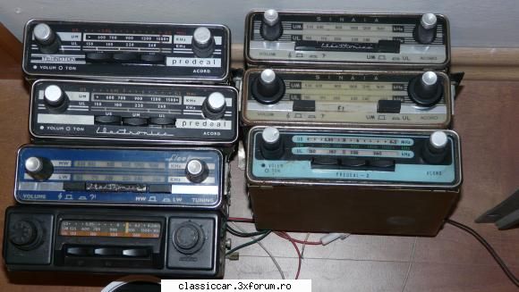 Radiouri auto romanesti - Este vorba de Sinaia, Fleet, Predeal, Lira - File de istorie