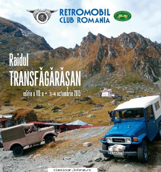 Raidul Transfagarasan 3-4 octombrie - R.C.R. organizeaza in perioada 3-4 octombrie a - Arhiva evenimente 2015