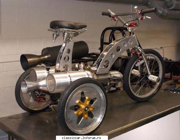 Raritati sau de vis - Tricicleta supersonica - Prezentare motociclete, motorete si biciclete de colectie
