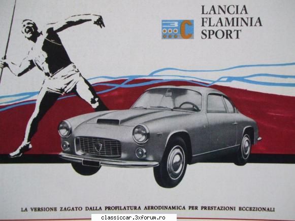 Reclame - Lancia Flaminia Sport - File de istorie
