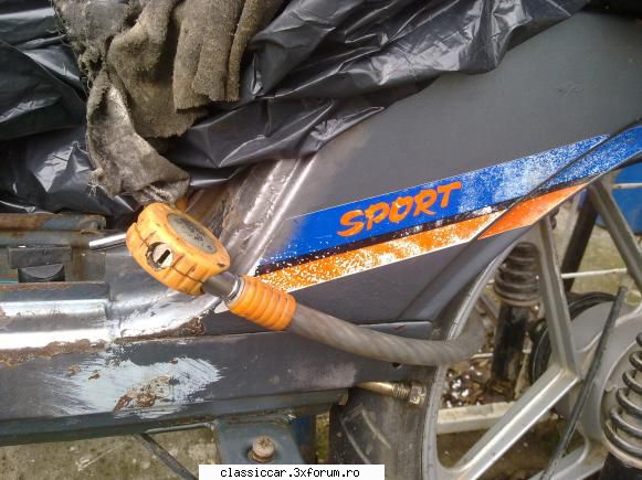 Reconditionare Derbi Variant Sport - sasiul nu era foarte ruginit - Reconditionari si Restaurari