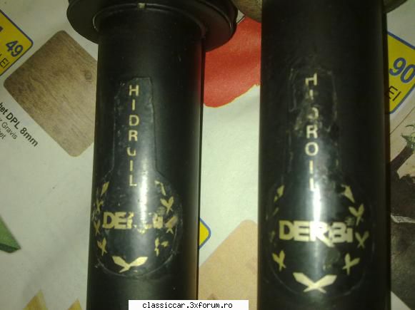 Reconditionare Derbi Variant Sport - am refacut si telescoapele vopsit si - Reconditionari si Restaurari