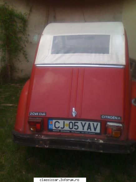 Registru Citroen 2CV - Asta tot a lui domnu Pop era, dar l-o vandut. Din - Registru pe marci