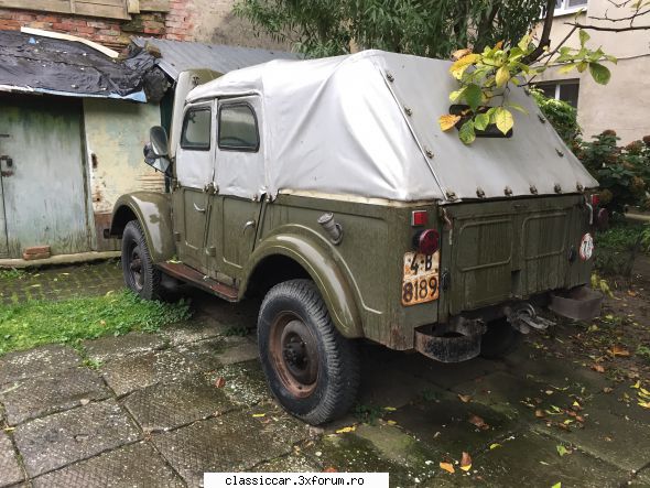 Registru Gaz 69 - GAZ 69A in Timisoara, stare foarte buna, numere - Registru pe marci