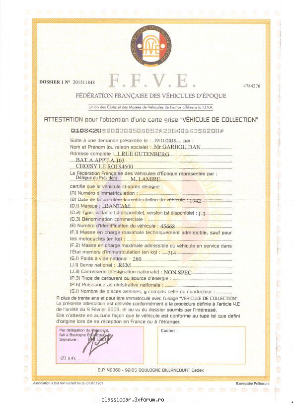 Remorca Bantam - Certificat FFVE - Remorci, rulote, campere
