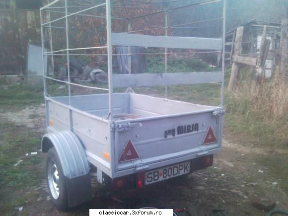 Remorca monoax RM260 AE - Pe langa Dacia 1300 si Ford Escort mai detin si o - Remorci, rulote, campere