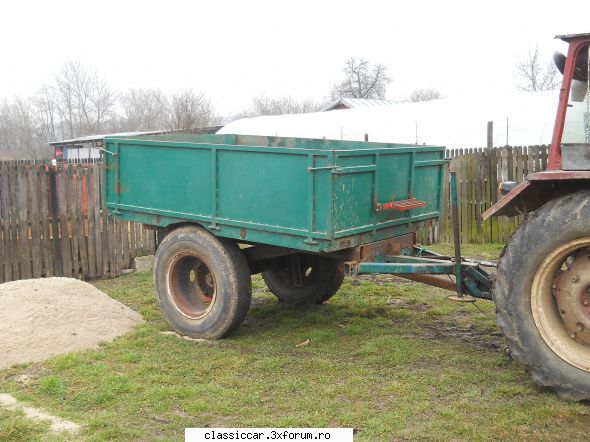 Remorca monoaxa - am pus remorca la treaba desi nu este - Coltul camionagiului si tractoristului oldtimerist