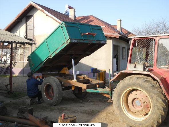 Remorca monoaxa - Am reusit sa mai lucrez la remorca - Coltul camionagiului si tractoristului oldtimerist