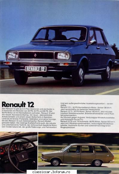 Renault - Modele 1976 - oldtimercraiova - File de istorie