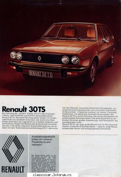 Renault - Modele 1976 - oldtimercraiova - File de istorie